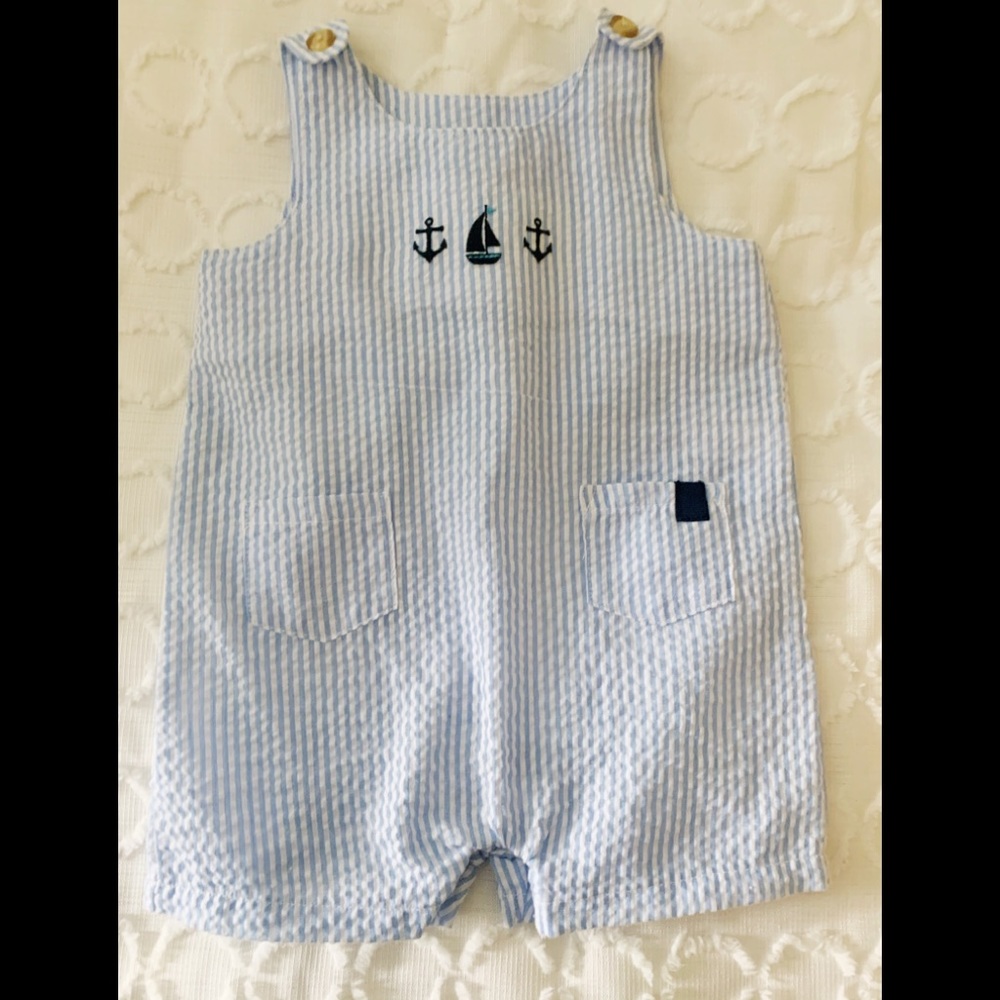 Edgehill collection nautical romper 3 months.